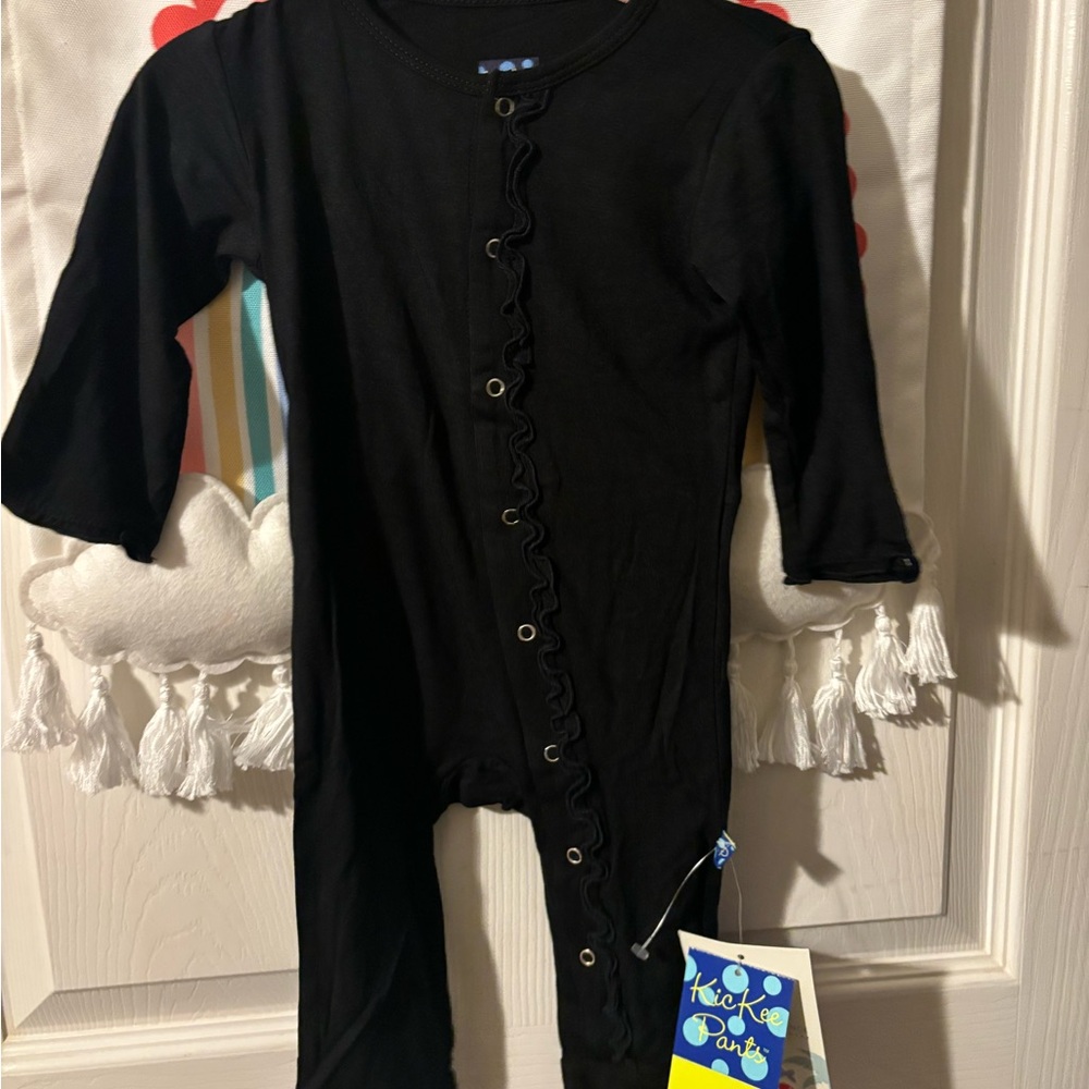 Kickee pants ruffle coverall